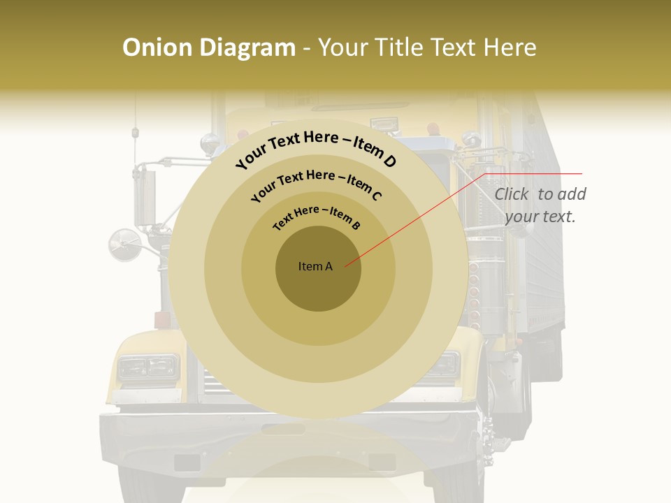 Bumper Truck Load PowerPoint Template