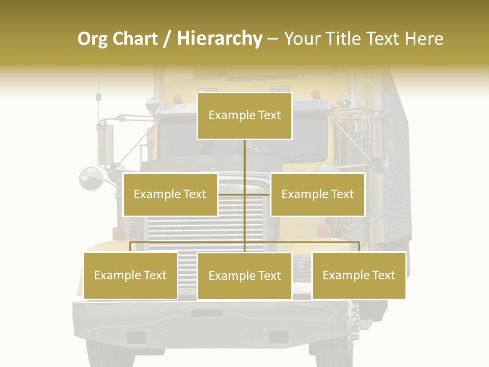 Bumper Truck Load PowerPoint Template