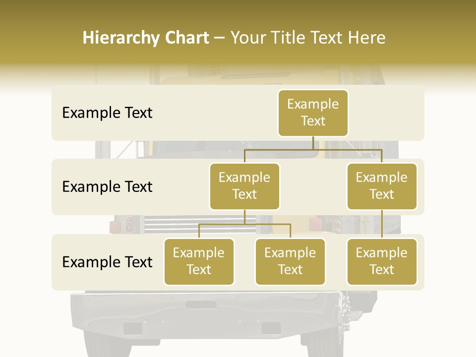 Bumper Truck Load PowerPoint Template