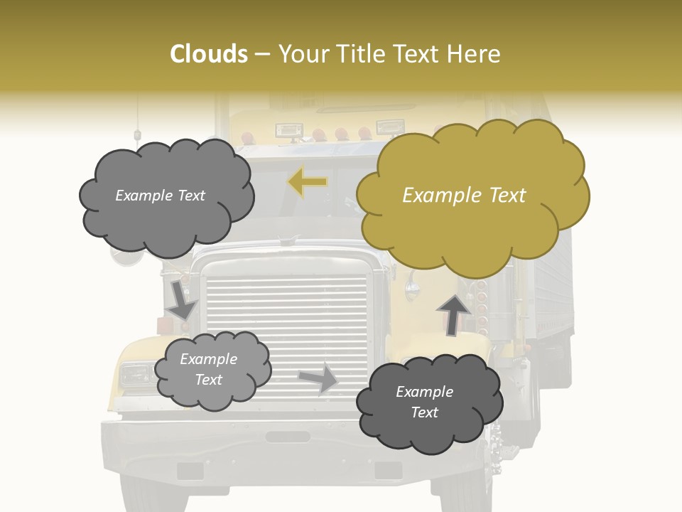 Bumper Truck Load PowerPoint Template