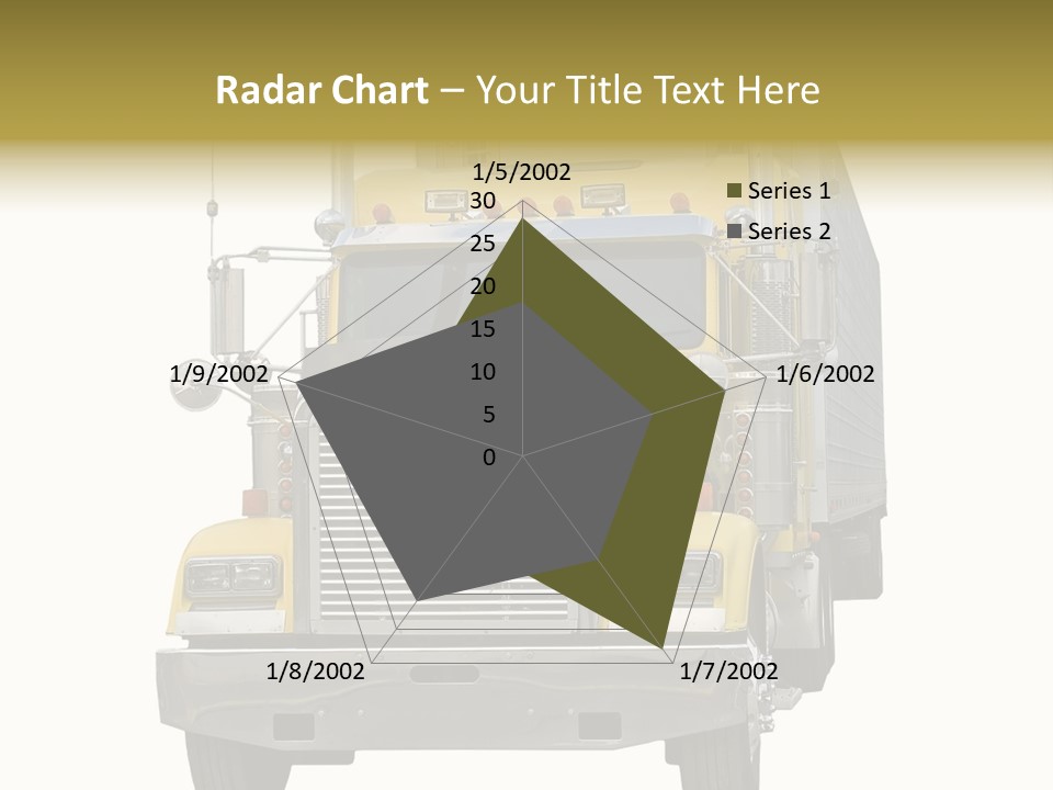 Bumper Truck Load PowerPoint Template