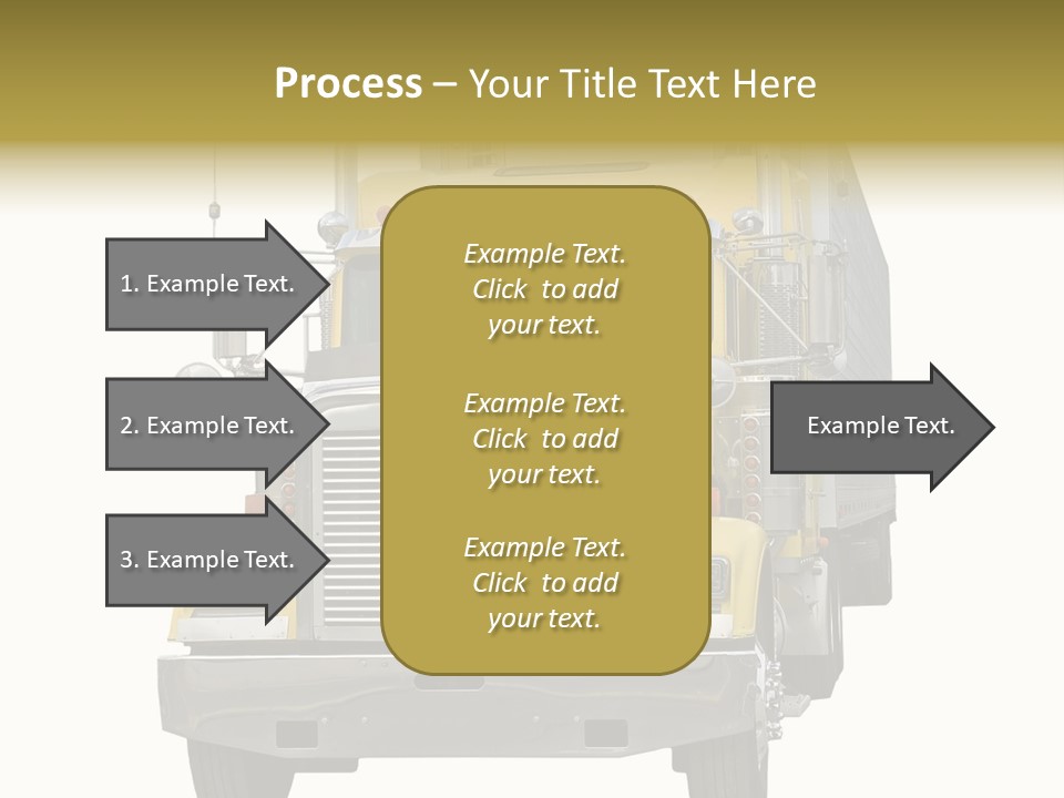 Bumper Truck Load PowerPoint Template