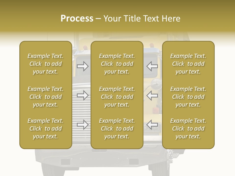 Bumper Truck Load PowerPoint Template