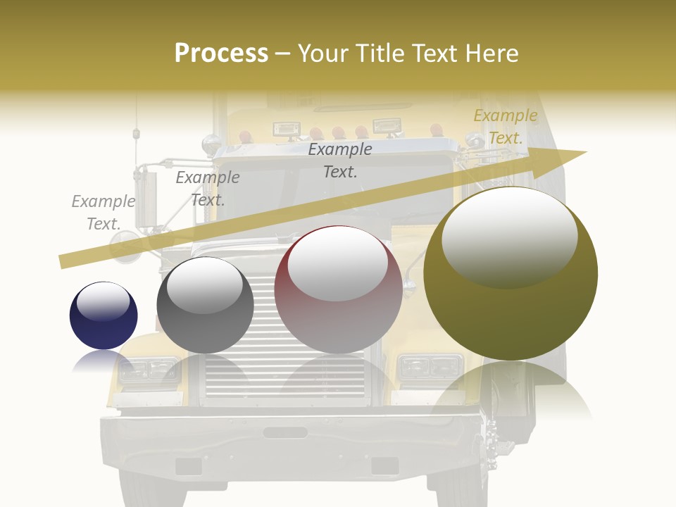 Bumper Truck Load PowerPoint Template