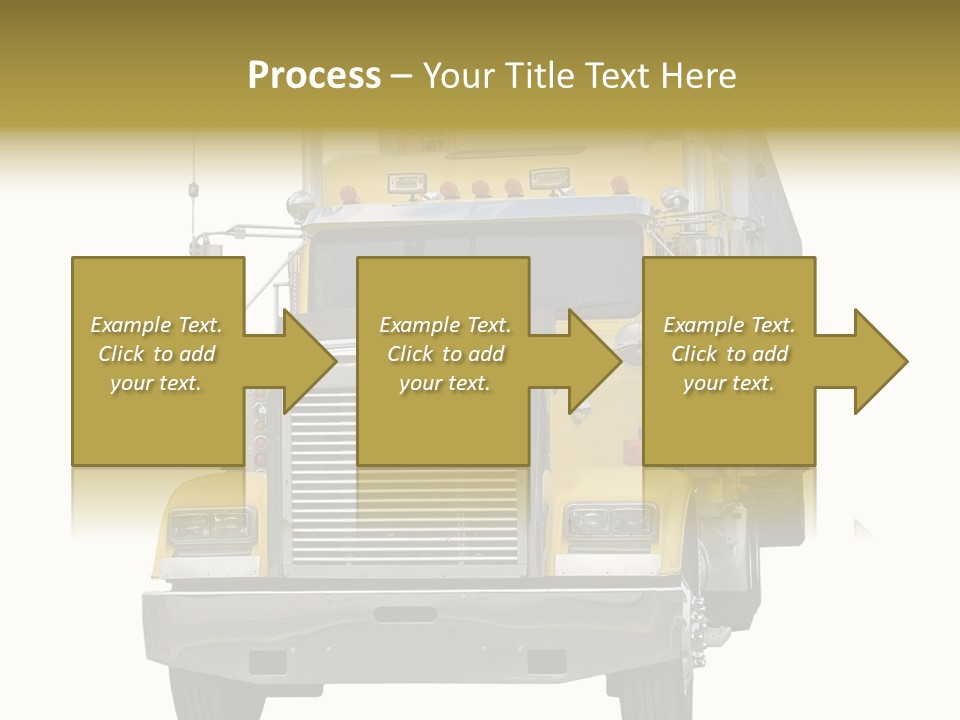 Bumper Truck Load PowerPoint Template