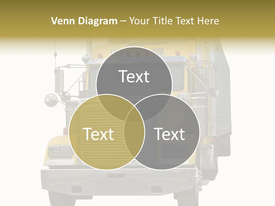 Bumper Truck Load PowerPoint Template