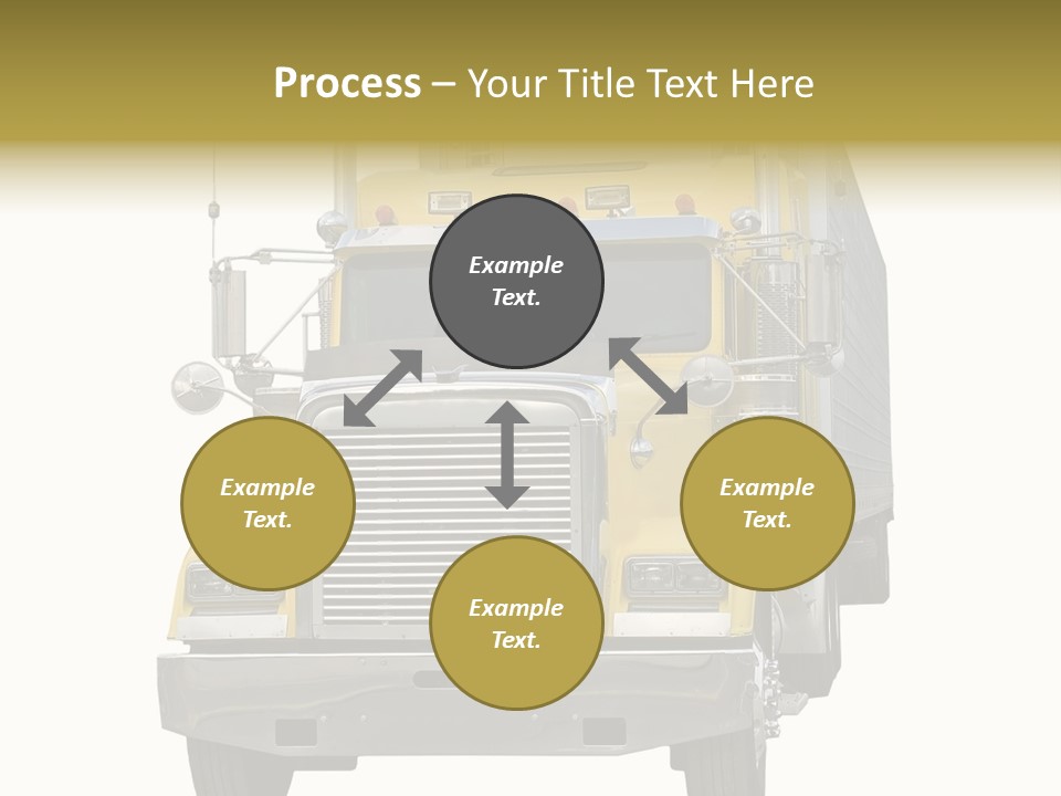 Bumper Truck Load PowerPoint Template