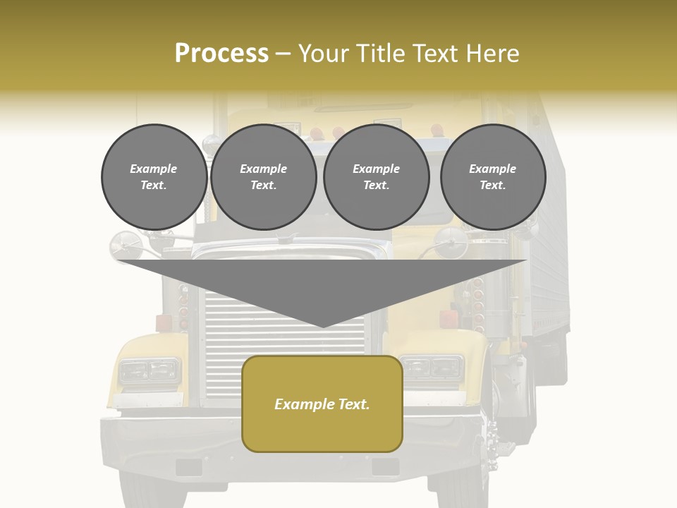Bumper Truck Load PowerPoint Template