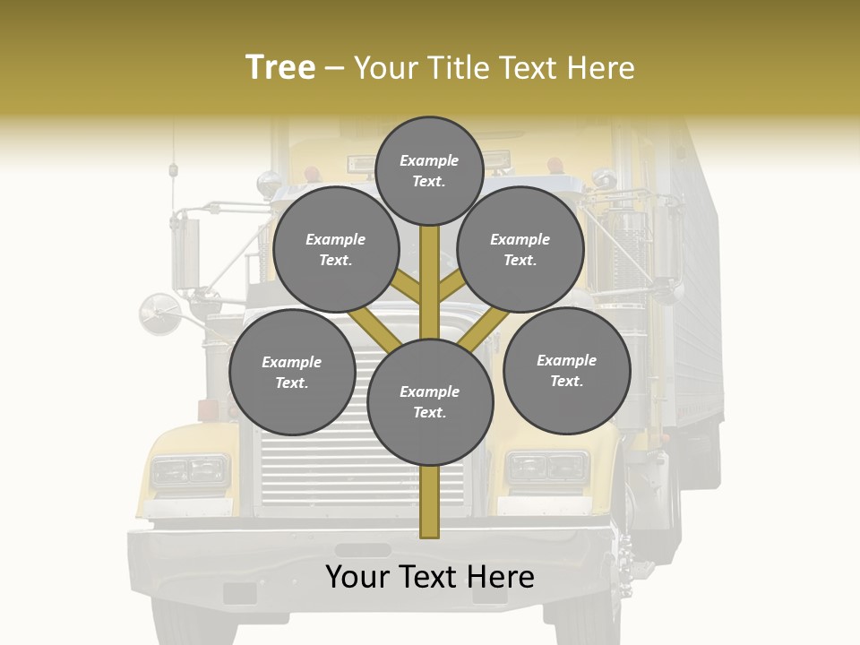 Bumper Truck Load PowerPoint Template