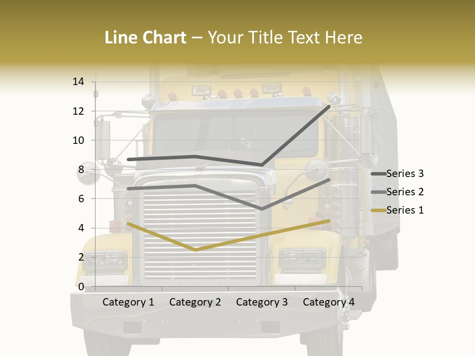 Bumper Truck Load PowerPoint Template