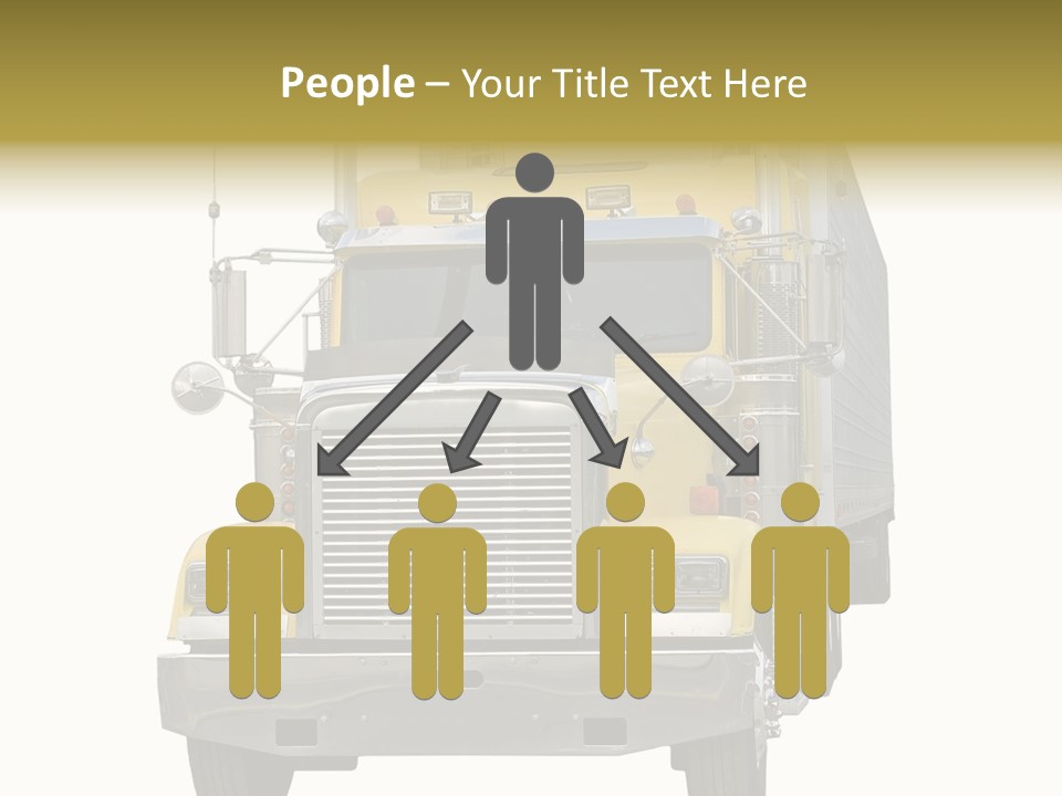 Bumper Truck Load PowerPoint Template