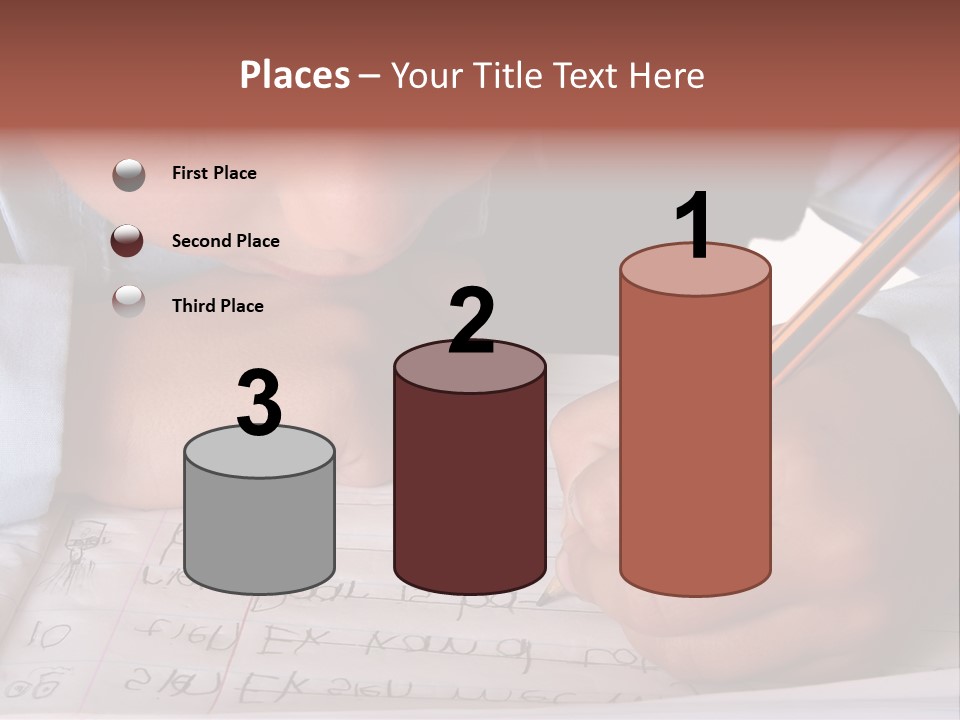 Isolated Uniform Copy Space PowerPoint Template