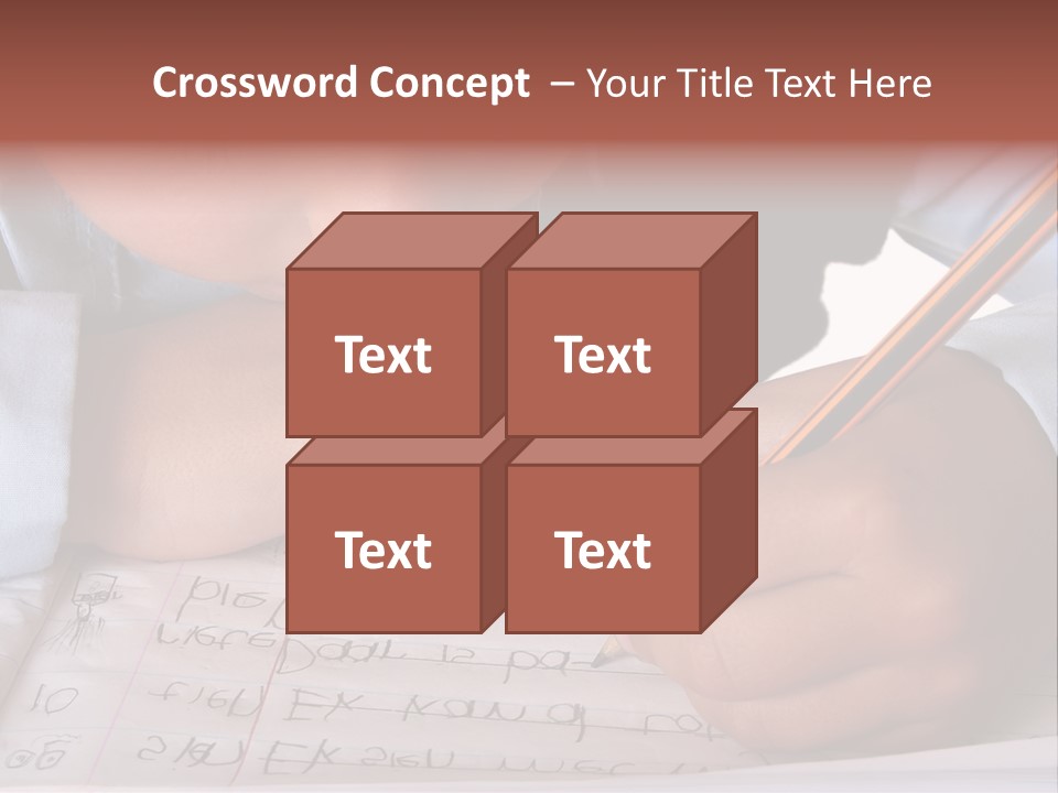 Isolated Uniform Copy Space PowerPoint Template
