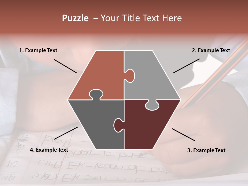 Isolated Uniform Copy Space PowerPoint Template