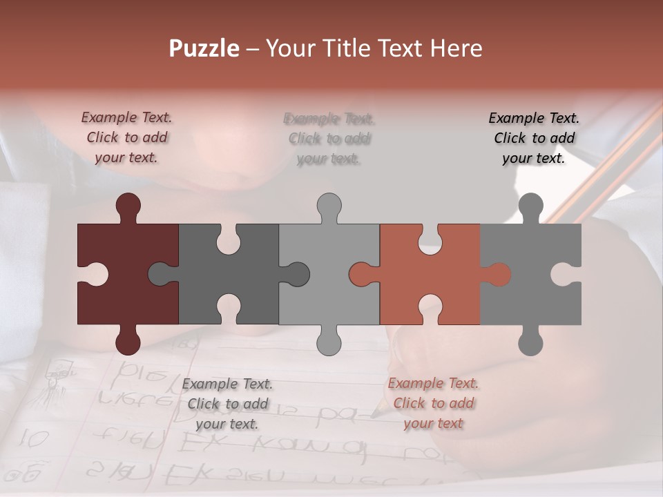 Isolated Uniform Copy Space PowerPoint Template