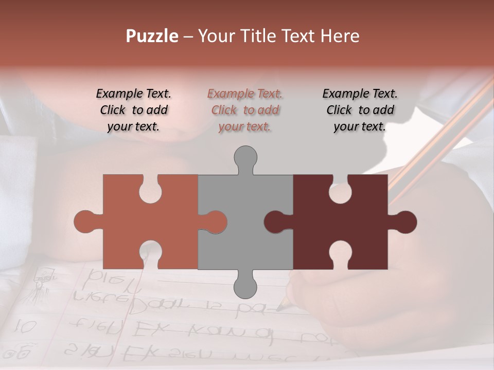Isolated Uniform Copy Space PowerPoint Template