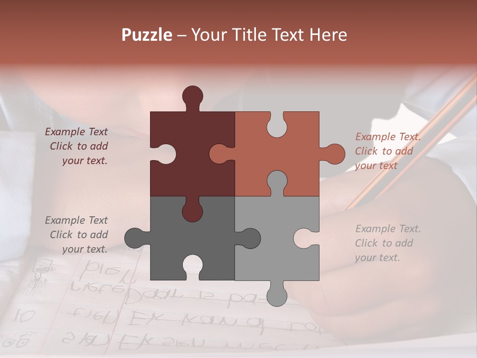 Isolated Uniform Copy Space PowerPoint Template