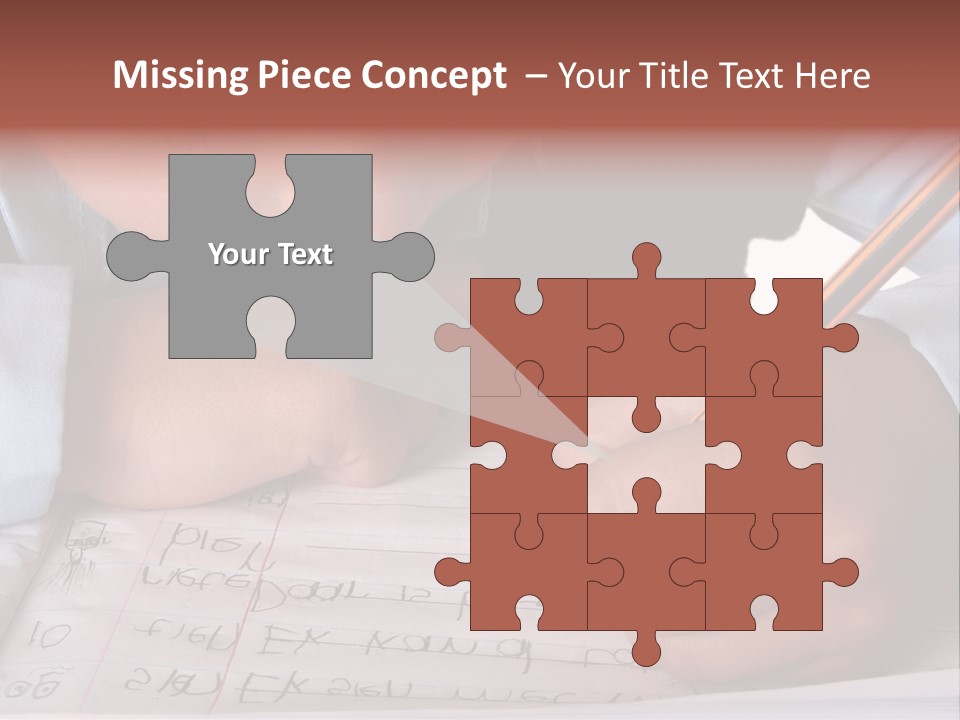 Isolated Uniform Copy Space PowerPoint Template