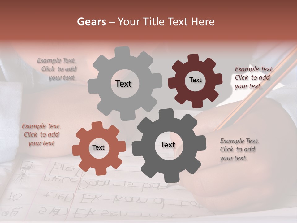 Isolated Uniform Copy Space PowerPoint Template