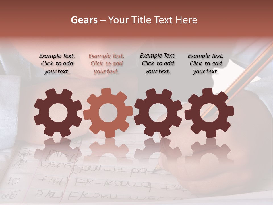 Isolated Uniform Copy Space PowerPoint Template