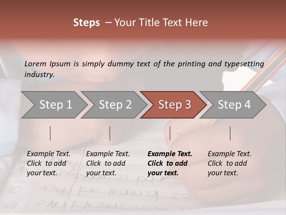 Isolated Uniform Copy Space PowerPoint Template