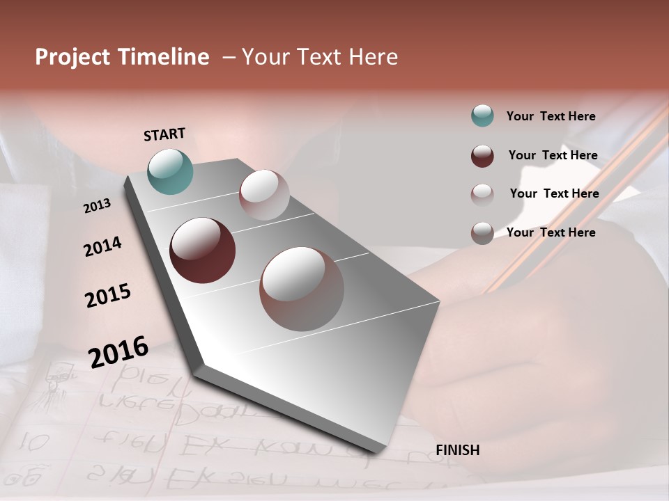 Isolated Uniform Copy Space PowerPoint Template