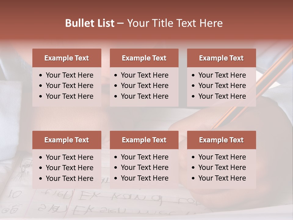 Isolated Uniform Copy Space PowerPoint Template