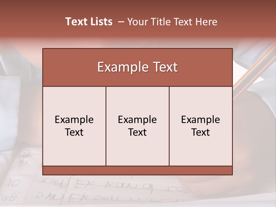 Isolated Uniform Copy Space PowerPoint Template