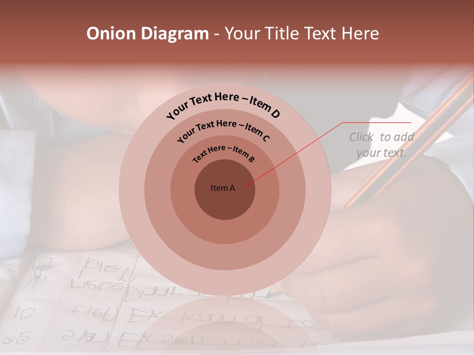 Isolated Uniform Copy Space PowerPoint Template
