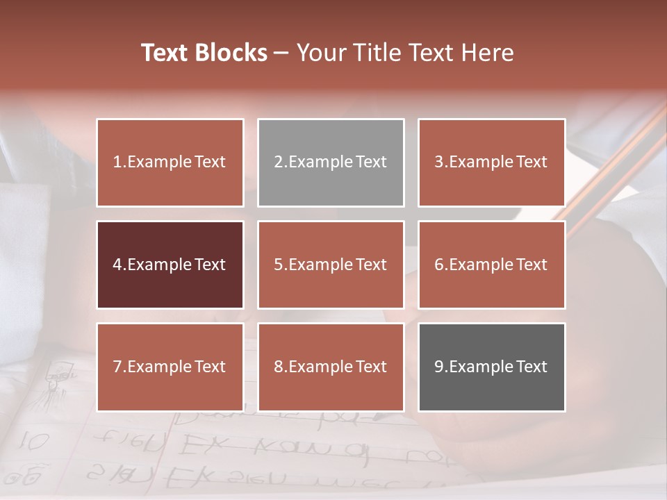 Isolated Uniform Copy Space PowerPoint Template