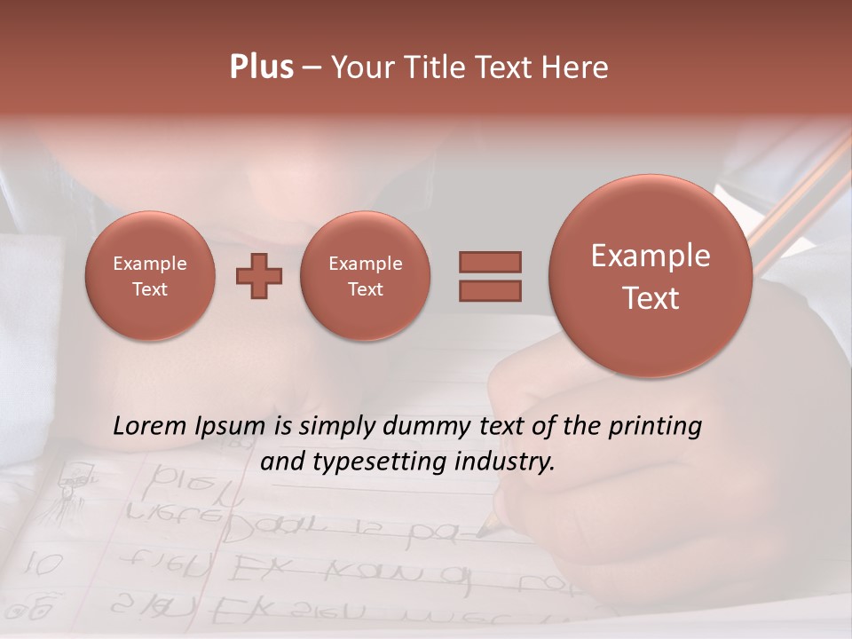 Isolated Uniform Copy Space PowerPoint Template