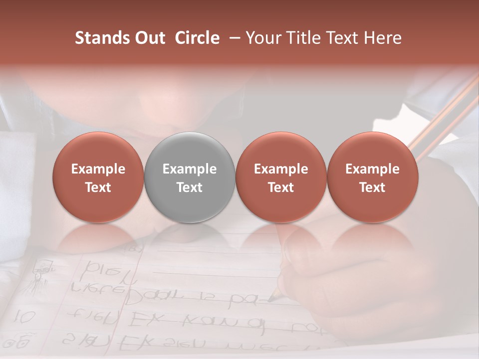 Isolated Uniform Copy Space PowerPoint Template