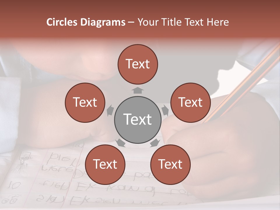 Isolated Uniform Copy Space PowerPoint Template