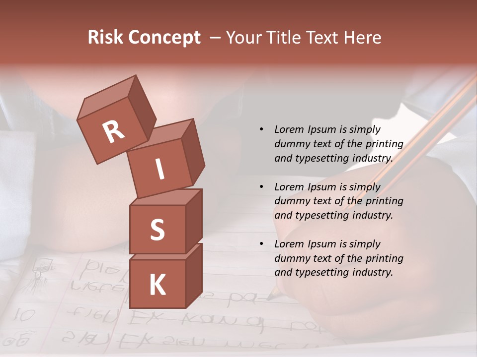 Isolated Uniform Copy Space PowerPoint Template