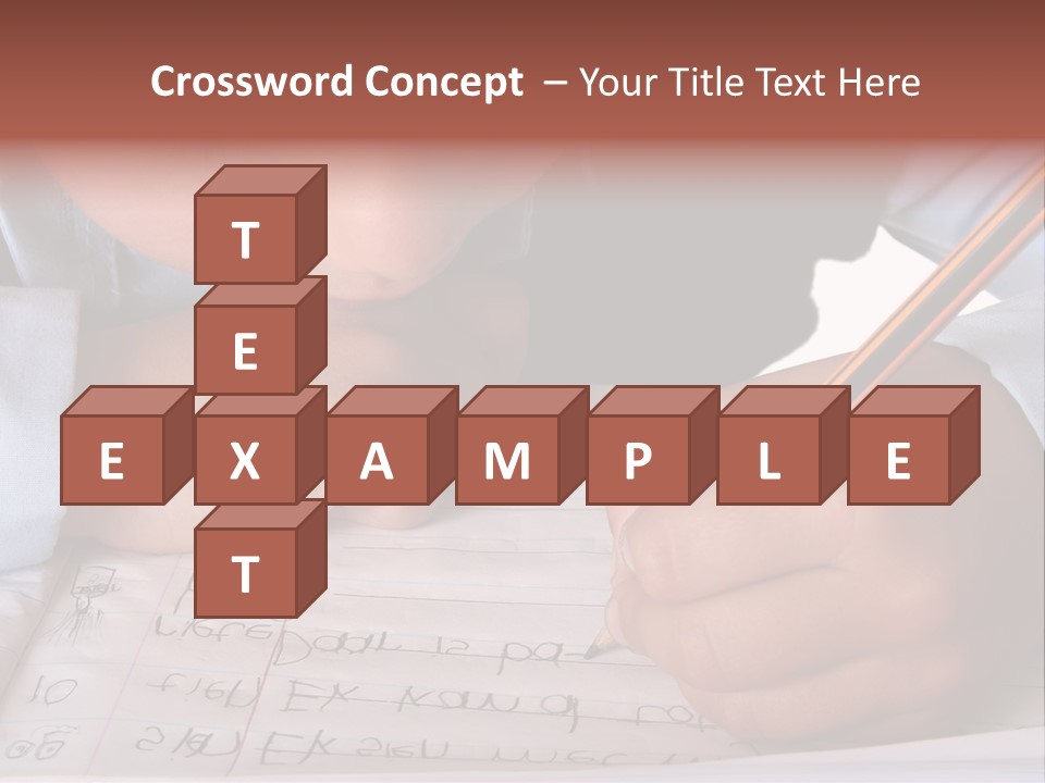 Isolated Uniform Copy Space PowerPoint Template