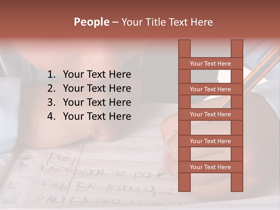 Isolated Uniform Copy Space PowerPoint Template
