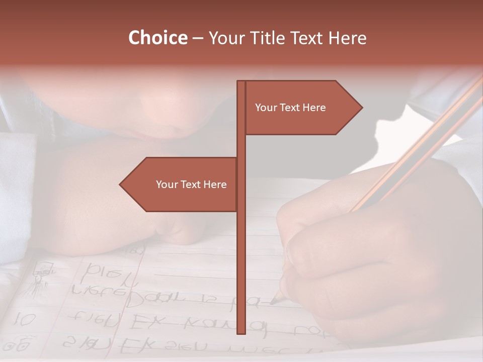 Isolated Uniform Copy Space PowerPoint Template