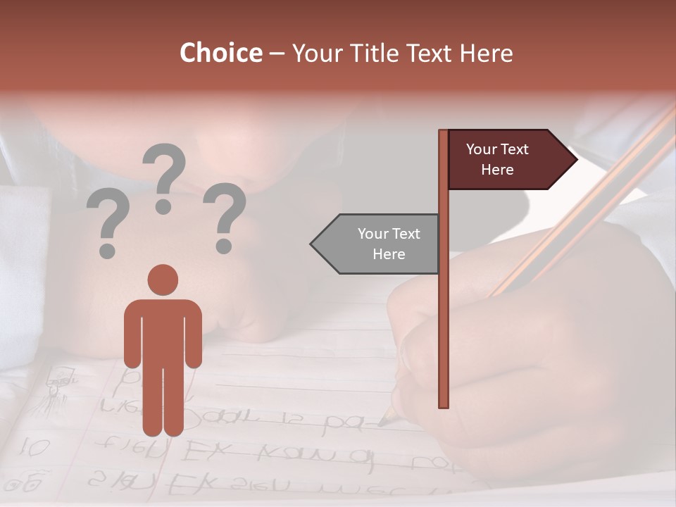 Isolated Uniform Copy Space PowerPoint Template