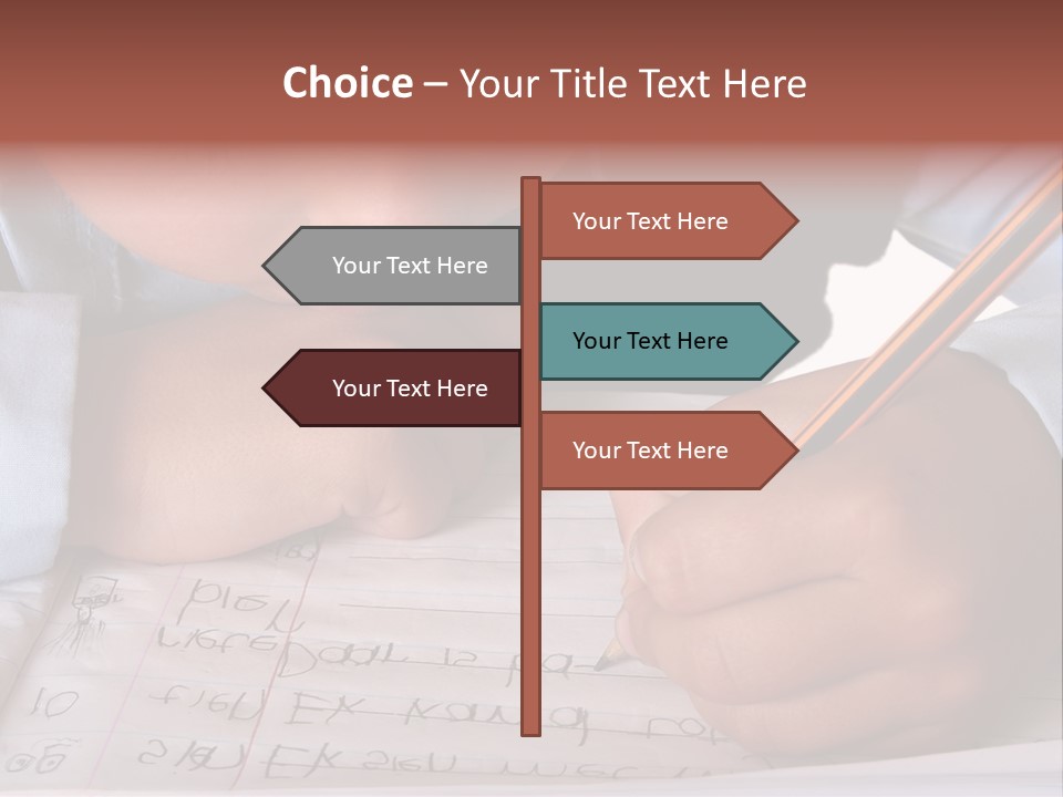 Isolated Uniform Copy Space PowerPoint Template