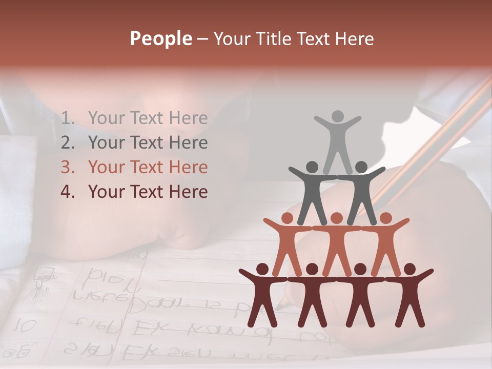 Isolated Uniform Copy Space PowerPoint Template