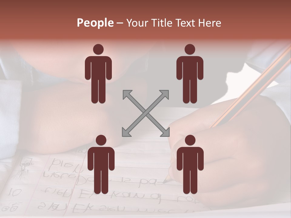 Isolated Uniform Copy Space PowerPoint Template