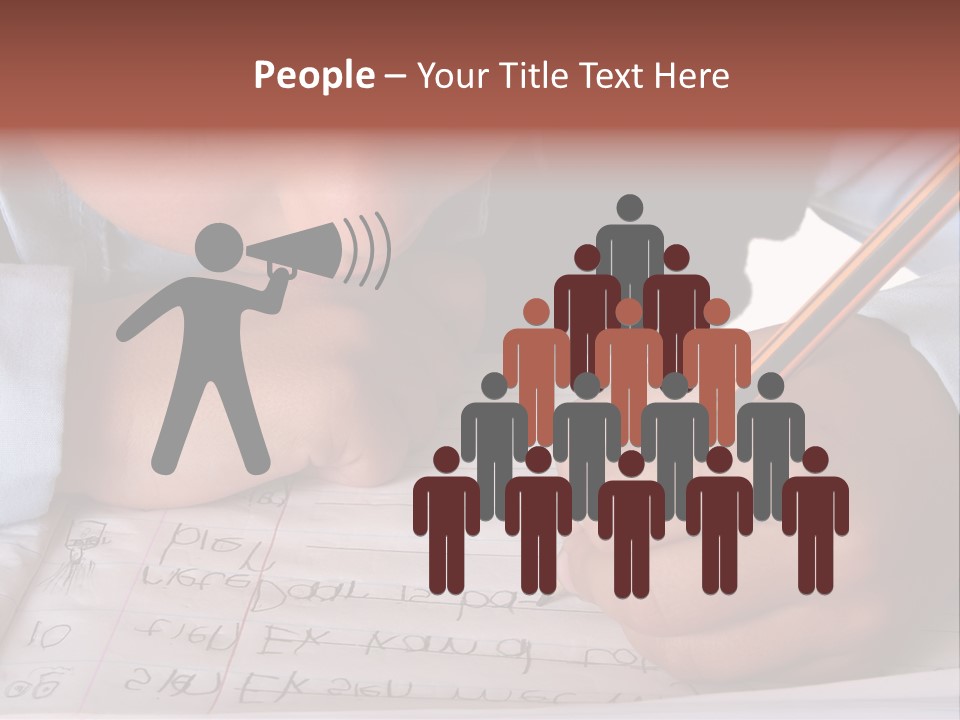 Isolated Uniform Copy Space PowerPoint Template