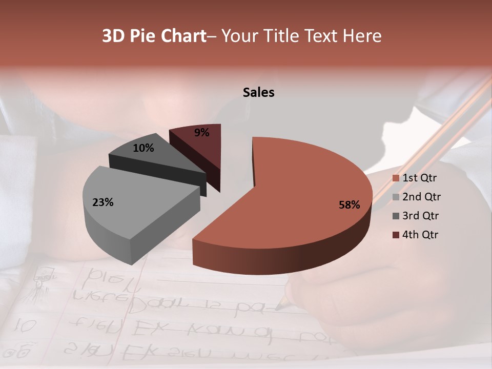 Isolated Uniform Copy Space PowerPoint Template
