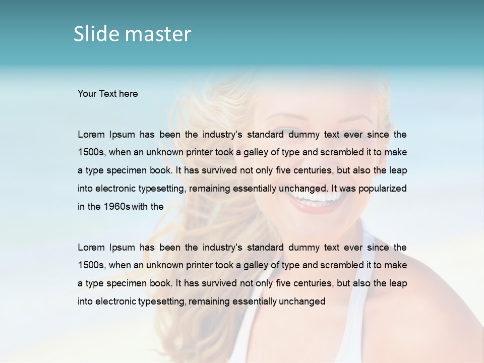 Sunshine Serene Charming PowerPoint Template