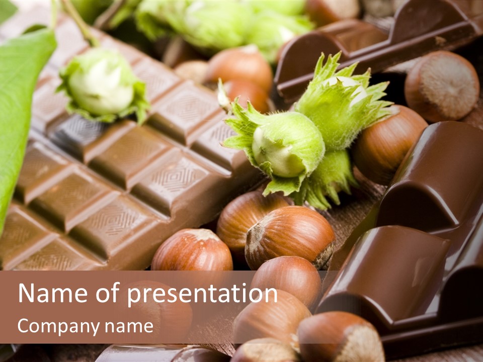Bar Tasty Nutty PowerPoint Template