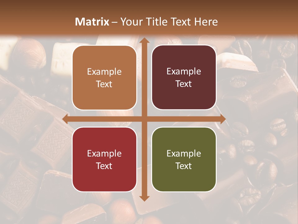 Sweetener Nutty Cocoa PowerPoint Template