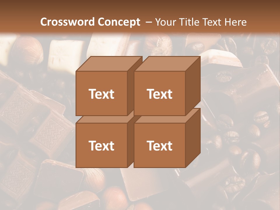 Sweetener Nutty Cocoa PowerPoint Template