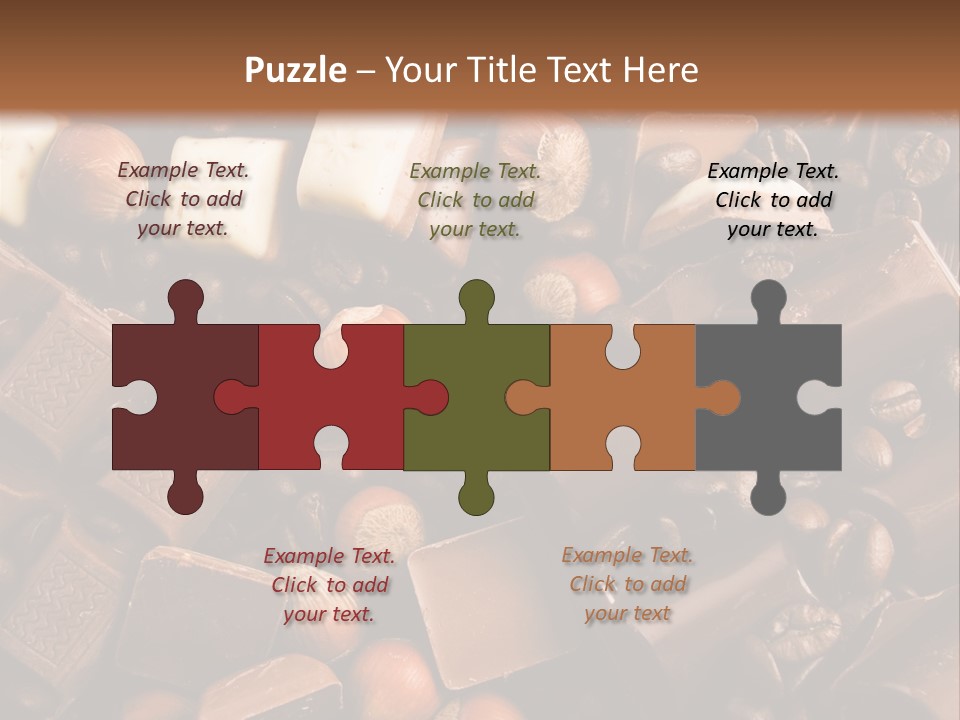 Sweetener Nutty Cocoa PowerPoint Template