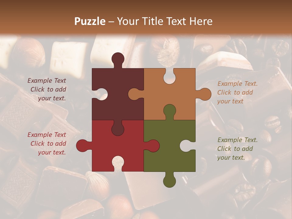 Sweetener Nutty Cocoa PowerPoint Template