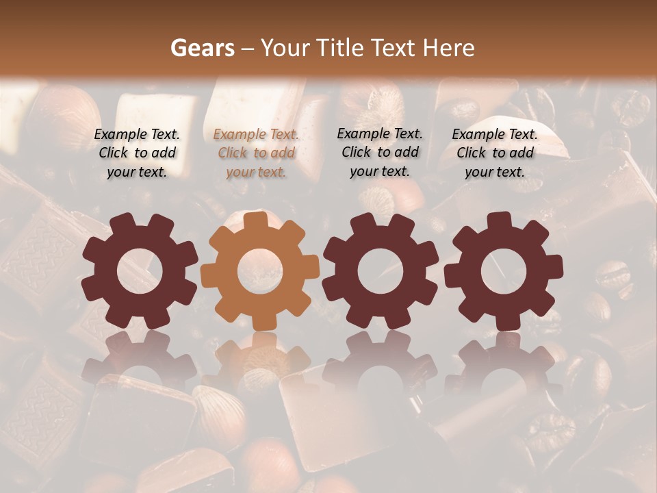 Sweetener Nutty Cocoa PowerPoint Template